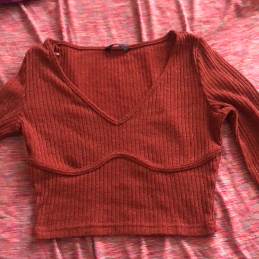More of a cute copper color , barely worn .